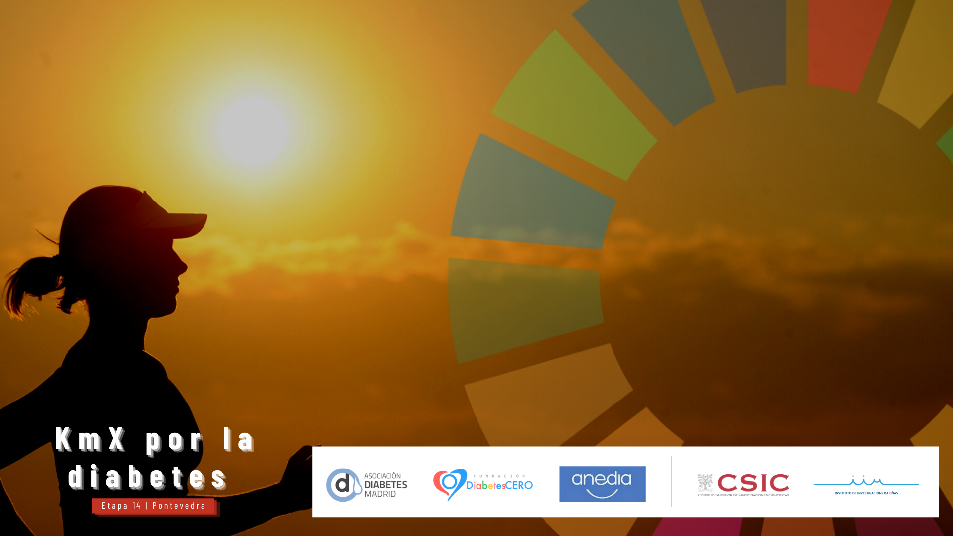 Chica con gorra corriendo