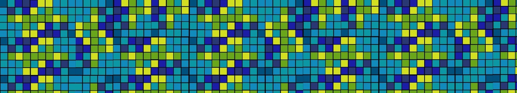 Interpretación de visualización de datos (pequenos cadros de cores)