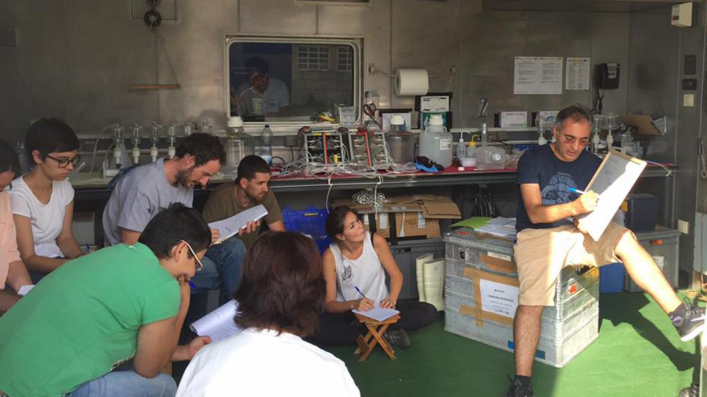 Miguel Gil Coto na expedición.